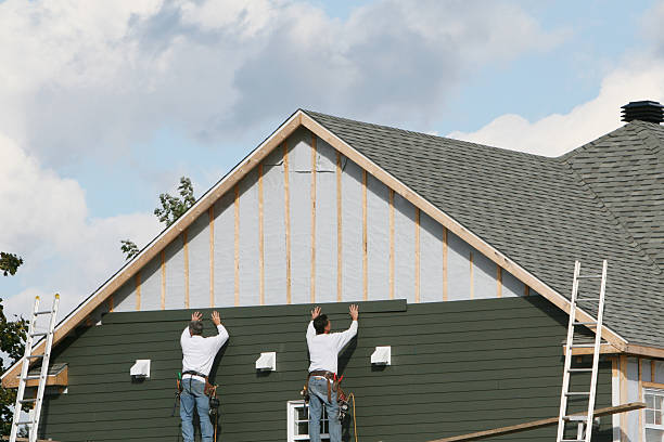 Professional Siding Contractor technician working in Mattaponi, VA